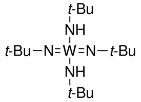 Bis(tert-butylimido)bis(tert-butylamido)tungsten Chemical Structure